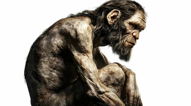 Realistic Image of a Hominid