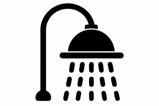 recommend clip art: Shower icon, shower silhouette vector, shower bathroom icon
                    