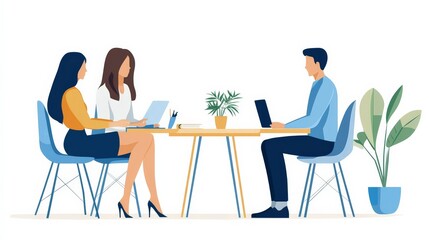 A couple in a counselor's office negotiating terms of their relationship, showcasing conflict negotiation in personal life