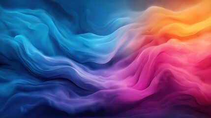 Fototapeta premium Captivating abstract digital art with a mesmerizing blend of dynamic fluid patterns vibrant gradient colors and flowing wavy textures