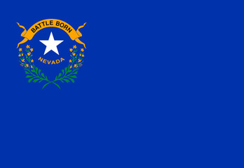 Nevada State Flag background illustration