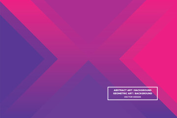 Triangular and Triangle Shapes Purple and Red Colors with Gradient Backdrop Modern Abstract Background Geometric Background