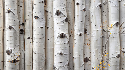 Fototapeta premium White Birch Tree Bark Texture Background