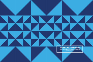 Triangular and Triangle Shapes and Designs Blue and Light Blue Colors Geometric Pattern Abstract Pattern Seamless 