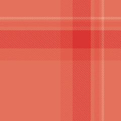 Red tartan plaid fabric seamless pattern of check background tartan with a textile fabric plaid texture. Tartan Scotland seamless plaid pattern vector. Retro background fabric.