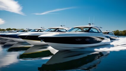 boats on the lake