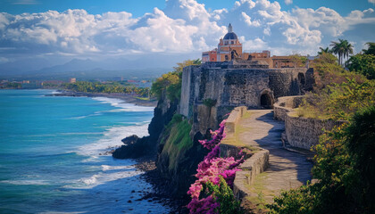 Puerto Rico, Puerto Rico Island Landscape, Tropical Vacation Getaway, Caribbean Island