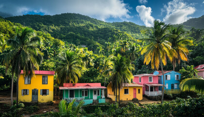 Puerto Rico, Puerto Rico Island Landscape, Tropical Vacation Getaway, Caribbean Island
