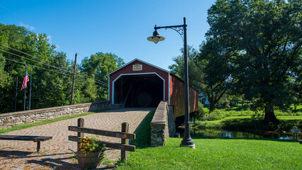 Kreidersville Covered Bridge in Northampton County, Pennsylvania