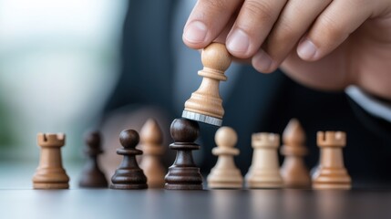Strategic Chess Move in a Competitive Game