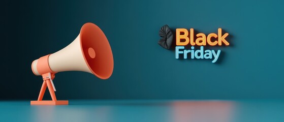 Concept of excitement and anticipation for the upcoming shopping event