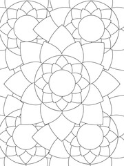 All these designs are hand-drawn and unique 
Flower Beautiful black and white illustration for adult coloring book,
This is a printable Beautiful Zentangle Coloring page for KDP Interior, POD products