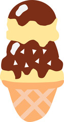 Ice cream in various design