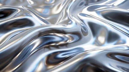 Polished silver texture a smooth reflective surface and subtle imperfections perfect for sleek modern designs or luxurythemed projects