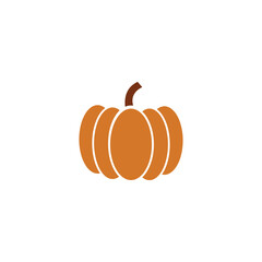 Pumpkin icon vector, simple flat trendy style illustration for web and app..eps