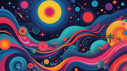 abstract background with circles