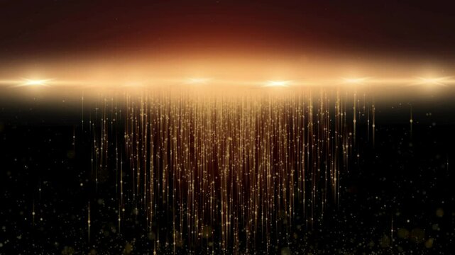 abstract gold sunset