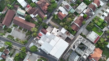 Drone View - Aerial Video - building under construction, building in the city, site in the city