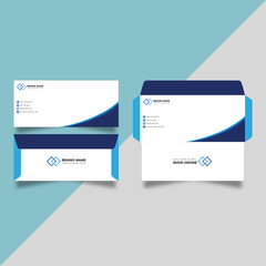 Clean Corporate Modern Innovative  Business Stationary Print Ready Envelope Template