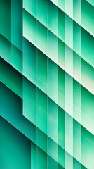Abstract geometric pattern with green and white colors.