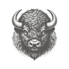bison vector illustration