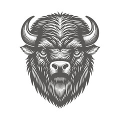 bison vector illustration