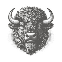 bison vector illustration