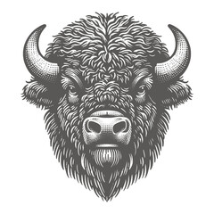 bison vector illustration