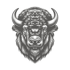 bison vector illustration