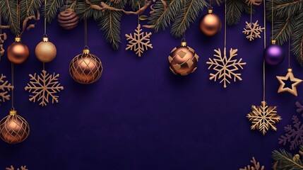 Festive Christmas Card Background Design