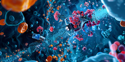 Futuristic vaccine research with digital technology," "Breakthrough in molecular and vaccine research