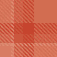 Red tartan plaid fabric seamless pattern of check background tartan with a textile fabric plaid texture. Tartan Scotland seamless plaid pattern vector. Retro background fabric.