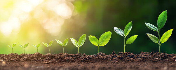 Roadmap leading through different stages of a tree s growth, from sapling to full bloom roadmap, growth, nature evolution