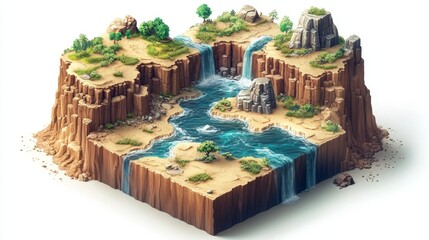 Waterfall Island.