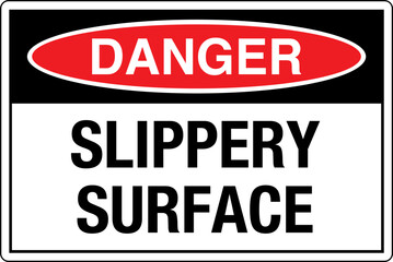 Fototapeta premium OSHA Safety Sign Marking Labe...