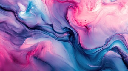 Surreal Alcohol Ink Artwork Distorted Pink Wallpaper Hypnotic Silk Texture Grey Minimalist Background Concept of Freedom Hallucinatory Wavy Design Vibrant Fluorescent Elements Blue Surreal Ink