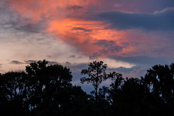 Sunset at Alligator Lake, Lake City, Florida