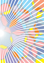 The background image uses lines and combinations, uses a variety of colors, can be used in graphics.