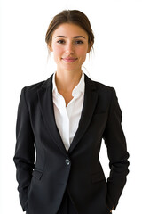 Business woman in a suit
