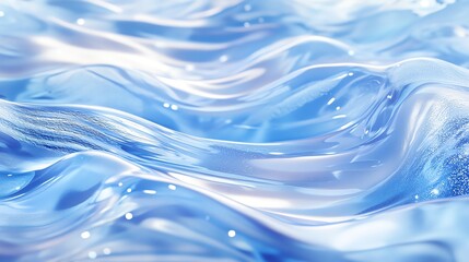 Stunning abstract water texture with flowing waves, creating a sense of tranquility and fluidity in a soothing blue palette.