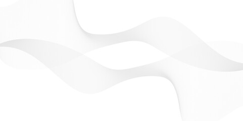  Beautiful wavy line on a white background. Pattern for stretch ceiling lighting. Simple, perfect and minimal design.