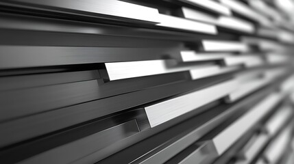 Obraz premium Abstract Metallic Pattern with Geometric Shapes