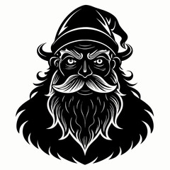 Santa SVG Santa Face Svg ,Christmas Svg Holiday Svg