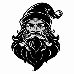 Santa SVG Santa Face Svg ,Christmas Svg Holiday Svg