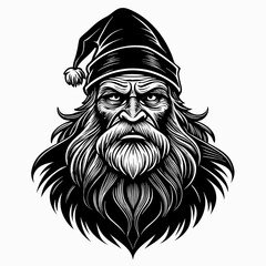 Santa SVG Santa Face Svg ,Christmas Svg Holiday Svg