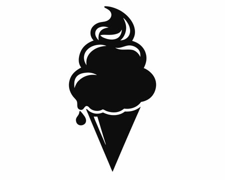 recommend clip art: Kawaii Cute Ice Cream cone silhouette vector,Cute Ice Cream silhouette, Ice Cream  vector