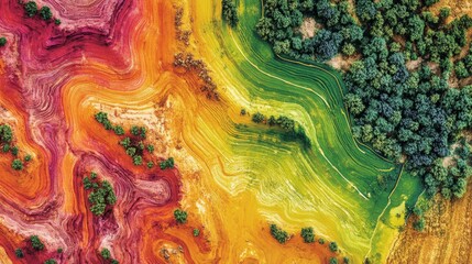 Colorful Landscape.