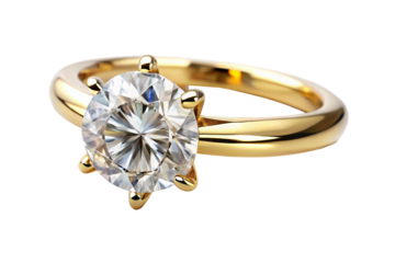 golden ring with diamonds