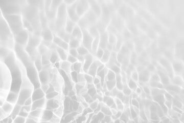 Abstract White Water Ripple Texture on Clear Surface