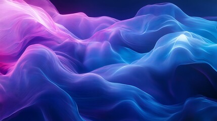 Obraz premium Abstract Wavy Lines in Vibrant Hues